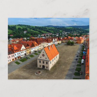 Old town square in Bardejov, Slovakia Postcard