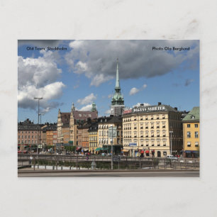 Old Town, Stockholm, Photo Ola B... Postcard