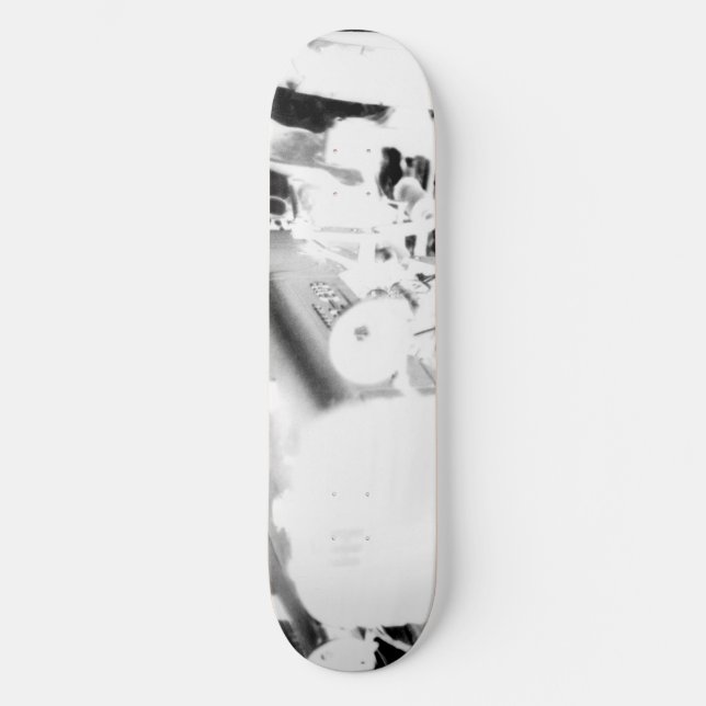 Old Tractor - negative Skateboard (Front)