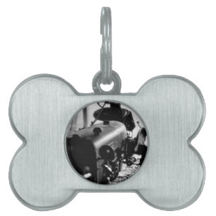 Old Tractor Pet ID Tag