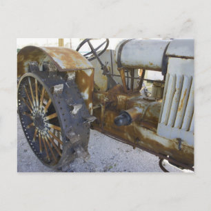 Old Tractor Postcard
