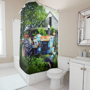 Old Tractor Shower Curtain