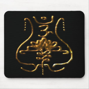 old traditional Buddhist symbolism Mouse Pad
