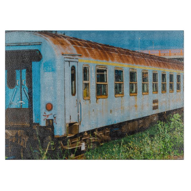 Old train cutting board (Front)