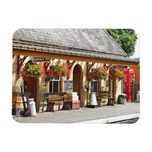 OLD TRAIN STATION MAGNET