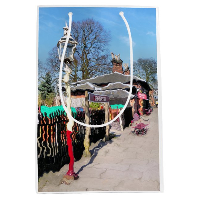 OLD TRAIN STATION MEDIUM GIFT BAG (Front)