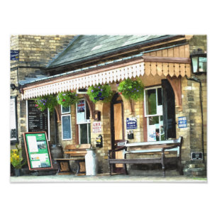 OLD TRAIN STATION PHOTO PRINT