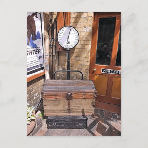 OLD TRAIN STATION POSTCARD