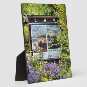 OLD TRAIN STATION SIGNS PLAQUE