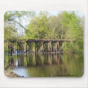 Old Train Trussel Mousepad