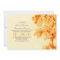 old tree orange watercolor wedding invitations