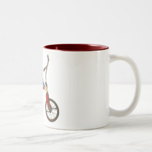 Old Tricycle Two-Tone Coffee Mug