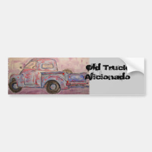 Old Truck Aficionado Bumper Sticker