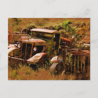 Old Truck, Ghost Town near Jerome, Arizona Postcard