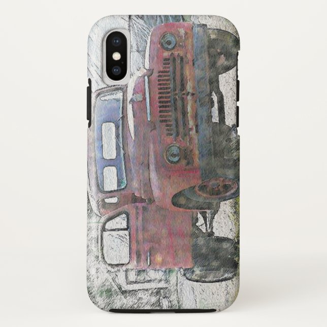 Old Truck iPhone XS Case (Back)