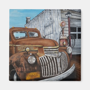 Old Truck Magnet