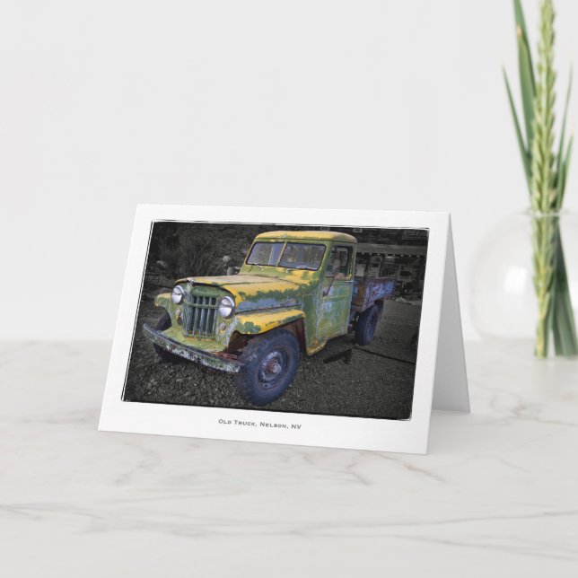 Old Truck, Nelson, NV Card (Front)