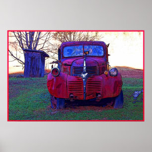 Old Truck Photo Poster