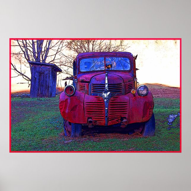 Old Truck Photo Poster (Front)