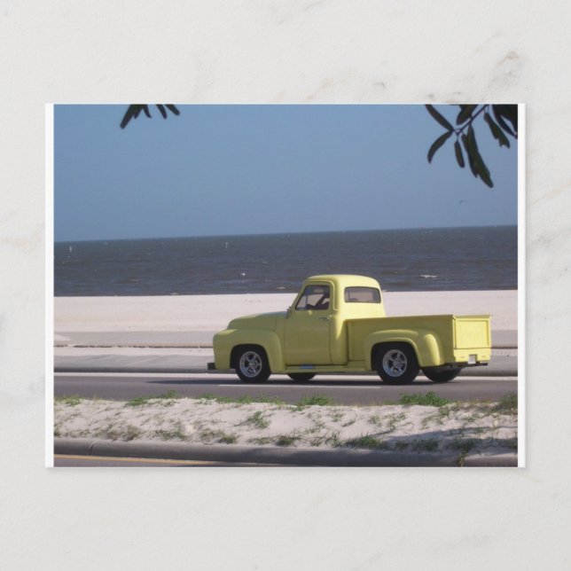 Old truck postcard (Front)