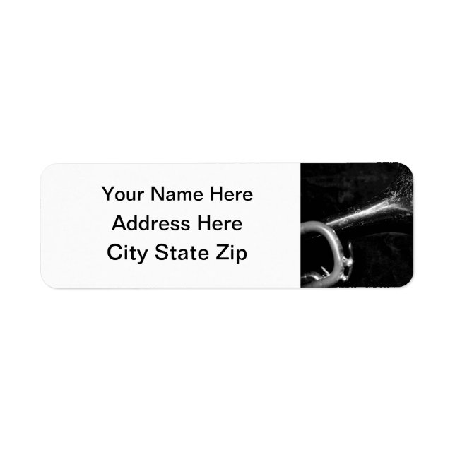 Old Trumpet  Return Address Label (Front)