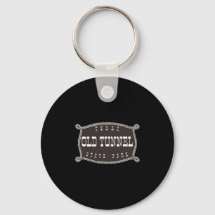 Old Tunnel State Park Texas Tx Rope And Lo Cowboy Key Ring