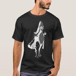 Old Turtleman Drawing (Black) Old Antique Illustra T-Shirt