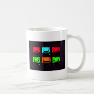 Old Tv Collage Coffee Mug