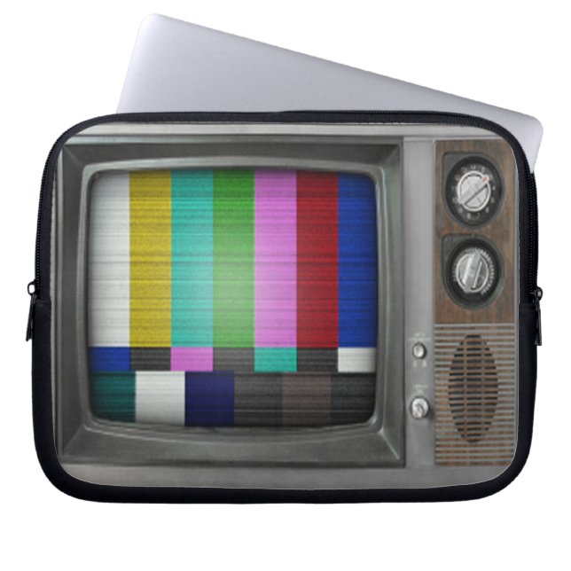 Old TV Laptop Sleeve (Front)