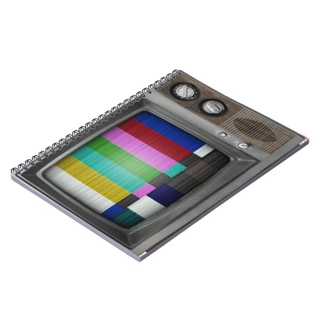 Old TV Notebook (Left Side)