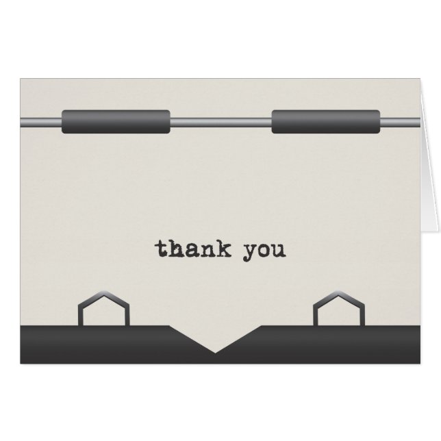 Old Typewriter Messages (Front Horizontal)