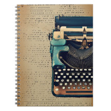 Old Typewriter Notebook