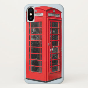 Old UK Telephone Box iPhone X Case