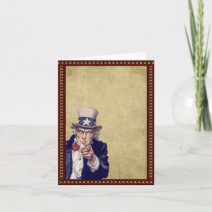 Old Uncle Sam- Prim Lil Note Cards