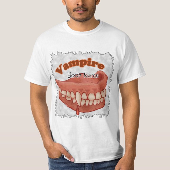 Old Vampire Teeth T-Shirt (Front)