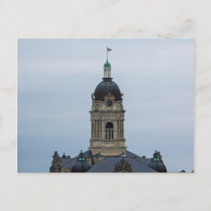 Old Vanderburgh County Courthouse, Evansville, IN Postcard