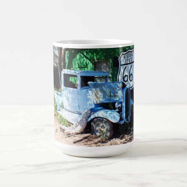 Old vehicle Route 66 Coffee Mug (Center)
