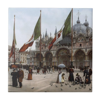 Old Venice Ceramic Tile, Small (4.25" x 4.25") Ceramic Tile