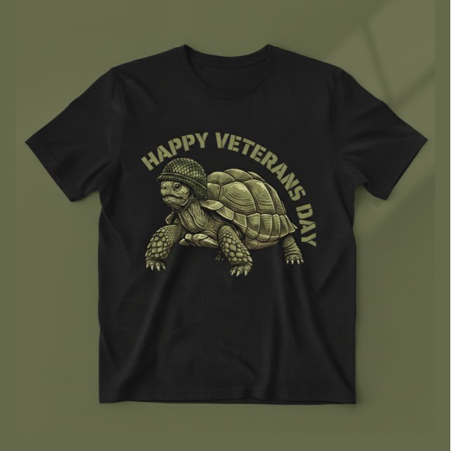 Old Veteran Turtle T-Shirt (Creator Uploaded)