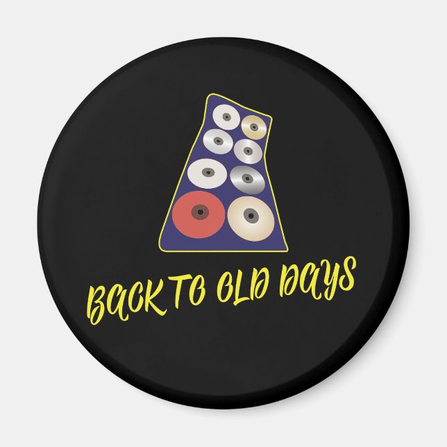 Old Vibes refreshing back to 90s Magnet (Front)
