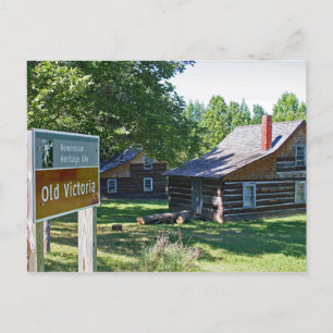 Old Victoria, Michigan's Upper Peninsula Postcard