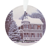 Old Victorian House at Christmas