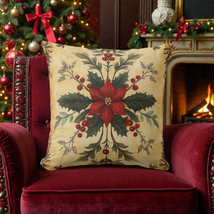 Old Victorian Rustic Family Cushion