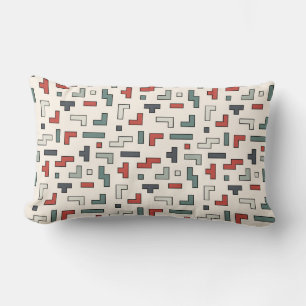 Old video game square seamless pattern,background  lumbar cushion