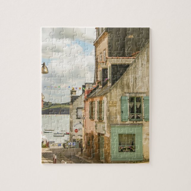 Old Village Brittany France Travel Adventure Jigsaw Puzzle (Vertical)