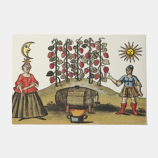 Old Vineyard, add text Doormat (Front)