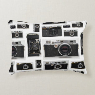 Old Vintage Cameras in Bulk Choose Colour A Pillow