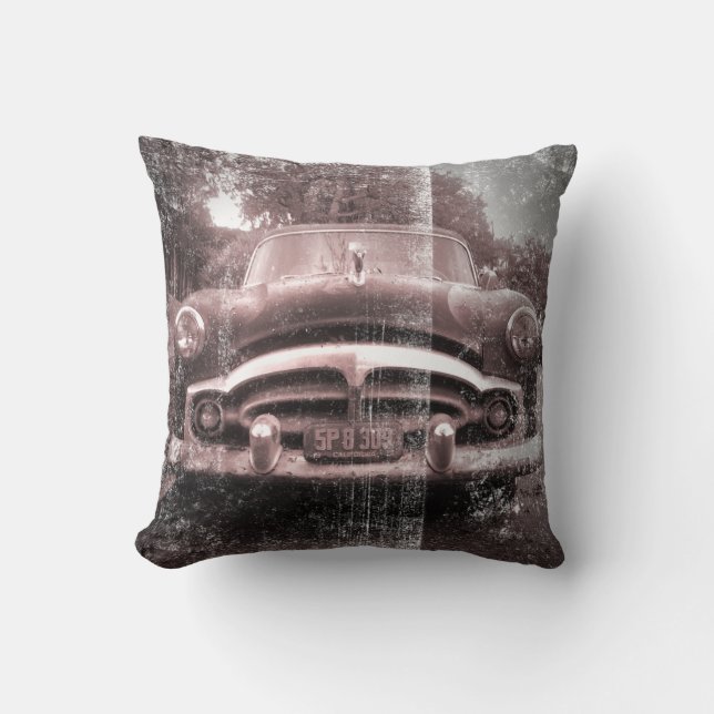 Old Vintage Car Cushion (Front)