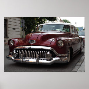 Old vintage car - poster