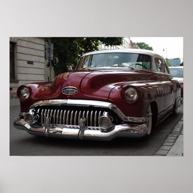 Old vintage car - poster (Front)